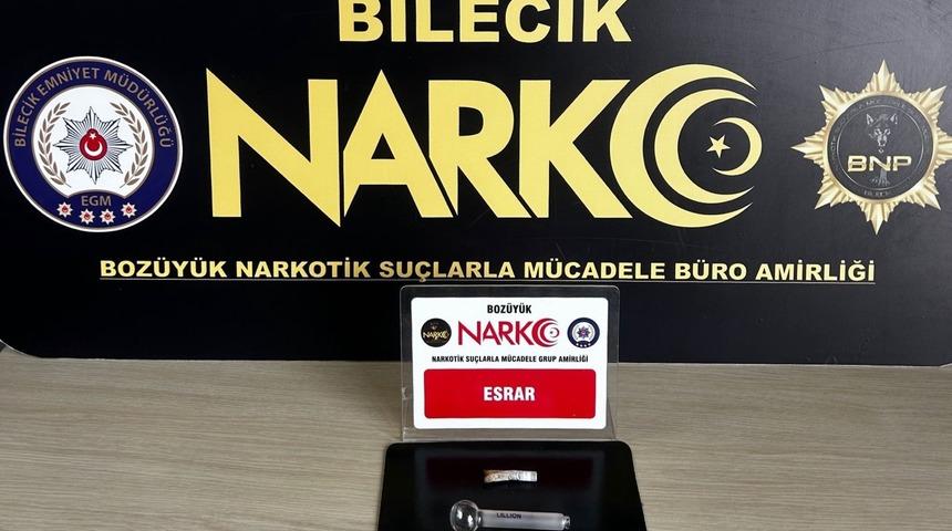 Bilecik&rsquo;te uyuşturucu operasyonu: 1 ş&uuml;pheli yakalandı