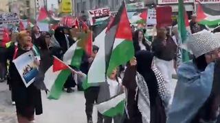 Ereğli’de Filistin’e destek yürüyüşü