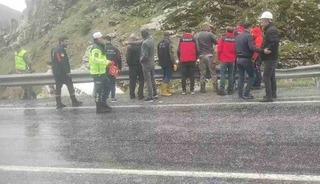 Tatvan&rsquo;da beton mikseri dereye u&ccedil;tu