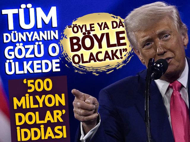 Trump "barış" i&ccedil;in &ccedil;ok kesin konuştu