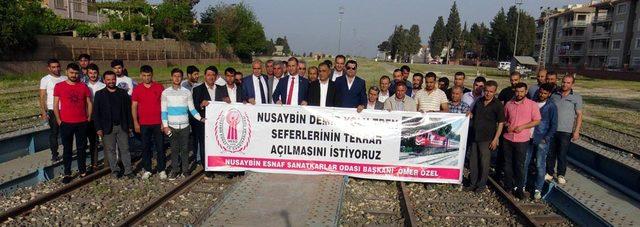 Nusaybin'de tren seferlerinin yeniden başlatılması için açıklama yapıldı