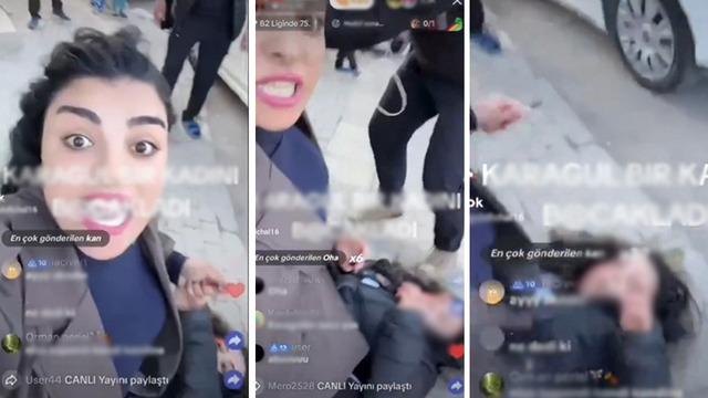 TikTok fenomeni canlı yayında kadını bı&ccedil;akladı!