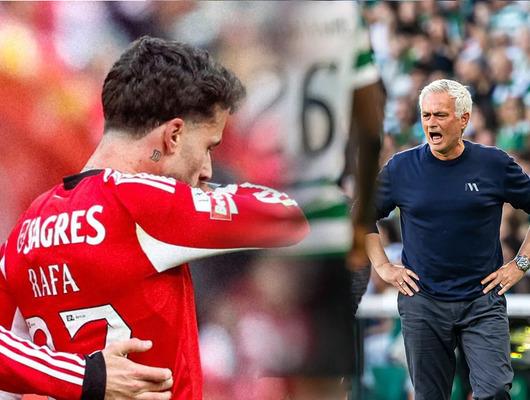 Portekiz'de Rafa Silva Sporting'i son saniyede yıktı! Mourinho &ccedil;ıldırdı