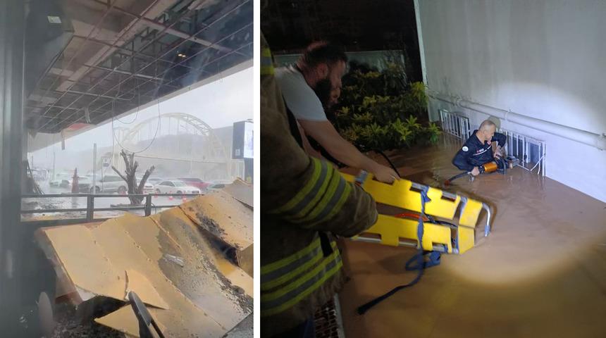 Sağanak Batman ve Mardin'i vurdu! Caddeler dereye d&ouml;nd&uuml;: Vatandaşlar mahsur kaldı