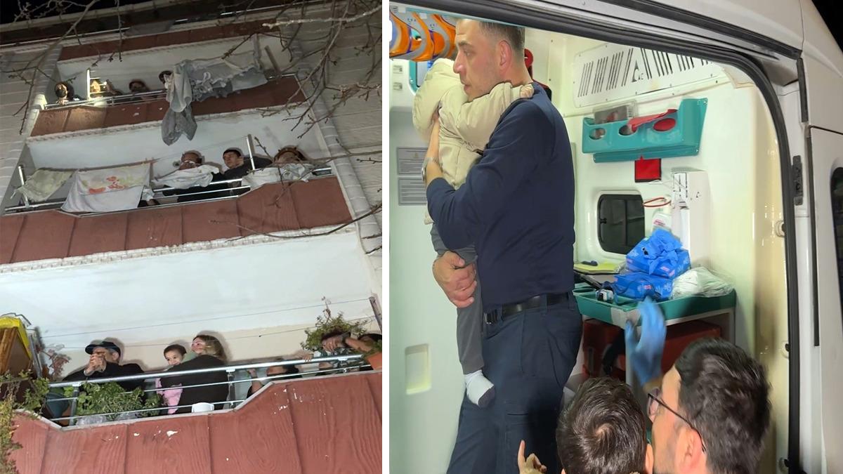 Avcılar da 4 katlı binada yangın; mahsur kalan 20 kişi kurtarıldı 1