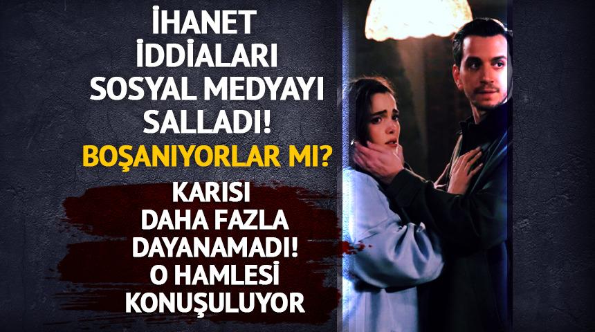 Rol arkadaşıyla birlikte olduğu iddiası vardı! Karısı dayanamadı...