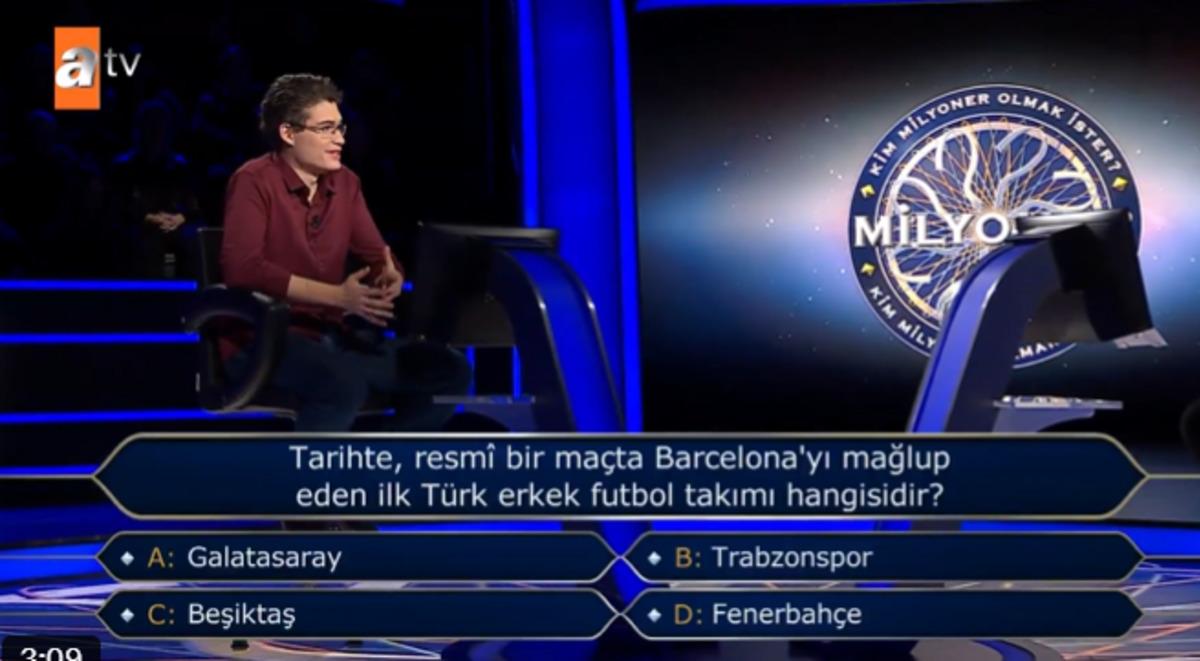 Kim Milyoner Olmak İster&rsquo;de 500 bin TL&rsquo;lik soru futboldan geldi 1