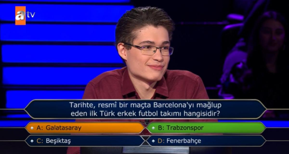 Kim Milyoner Olmak İster&rsquo;de 500 bin TL&rsquo;lik soru futboldan geldi 2