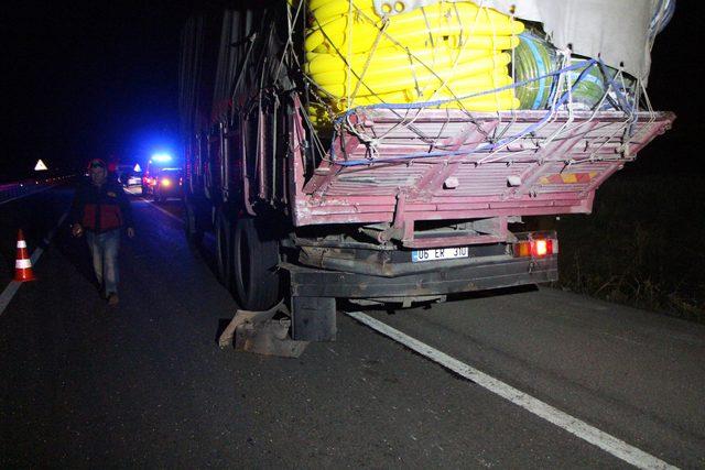 Otostopla bindiği otomobilin karıştığı kazada öldü