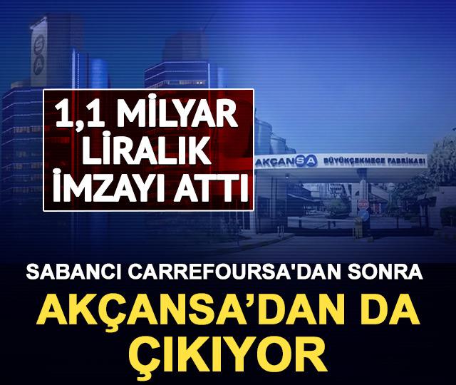 Sabancı CarrefourSA'dan sonra Ak&ccedil;ansa&rsquo;dan da &ccedil;ıkıyor