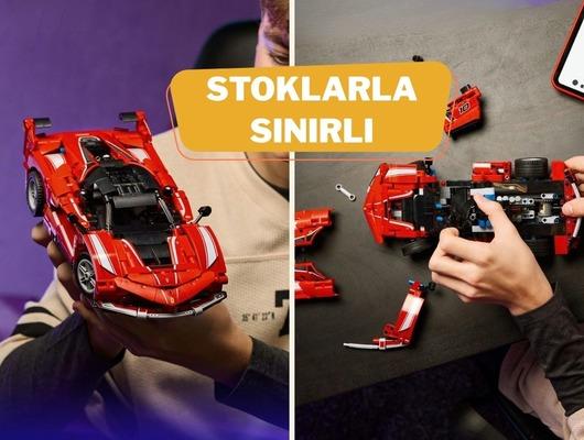 Stoklarla sınırlı: LEGO Technic Ferrari setinde indirim var