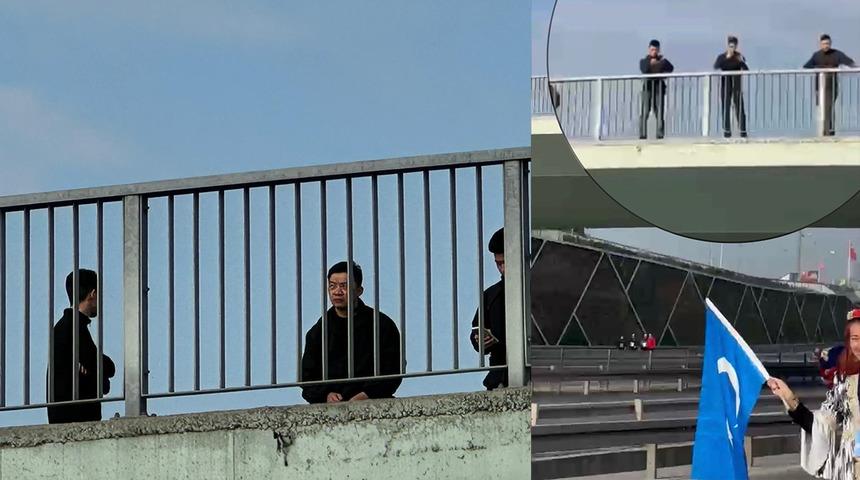 İstanbul'da maraton esnasında &Ccedil;inlilerden ş&uuml;phe uyandıran hareketler
