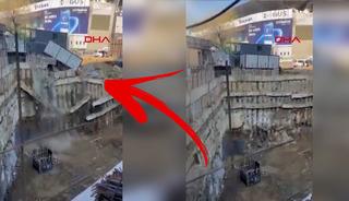 Kadık&ouml;y stadyumu yanında &ccedil;&ouml;kme! Taraftar ayağa kalktı: Stat kontrol edilsin...