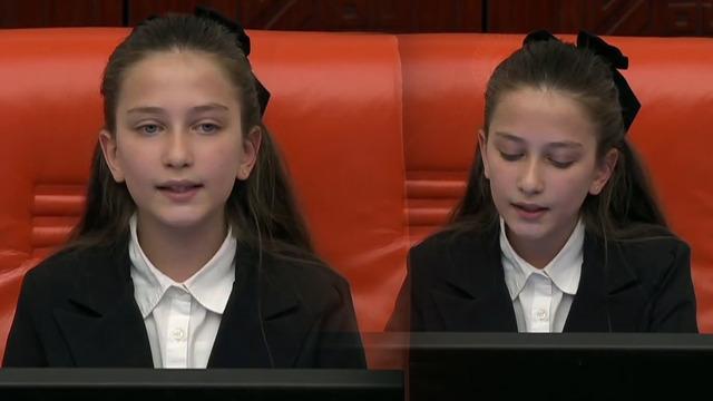 Çocuk başkandan Meclis'i duygulandıran sözler! Hepimizi derinden etkiledi