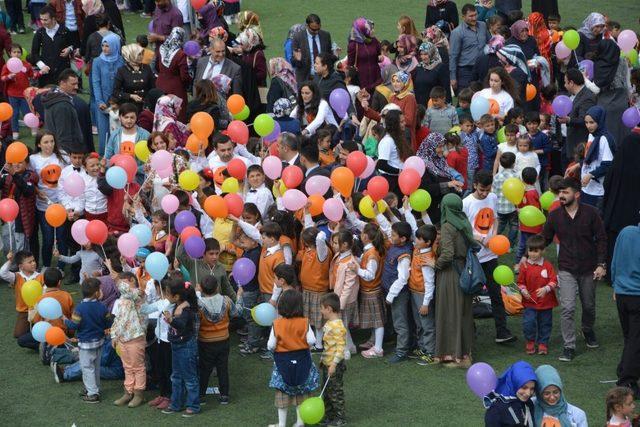 Aşkale’de çocuklar eğlendi