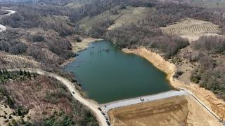 Risk büyüdü: 88 metre uzunluğunda yeni gölet yapıldı