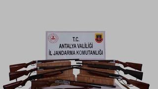 Kaş’ta ruhsatsız av tüfeği operasyonu