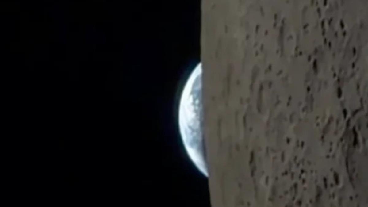 Artemis II astronotundan nefes kesen görüntü!