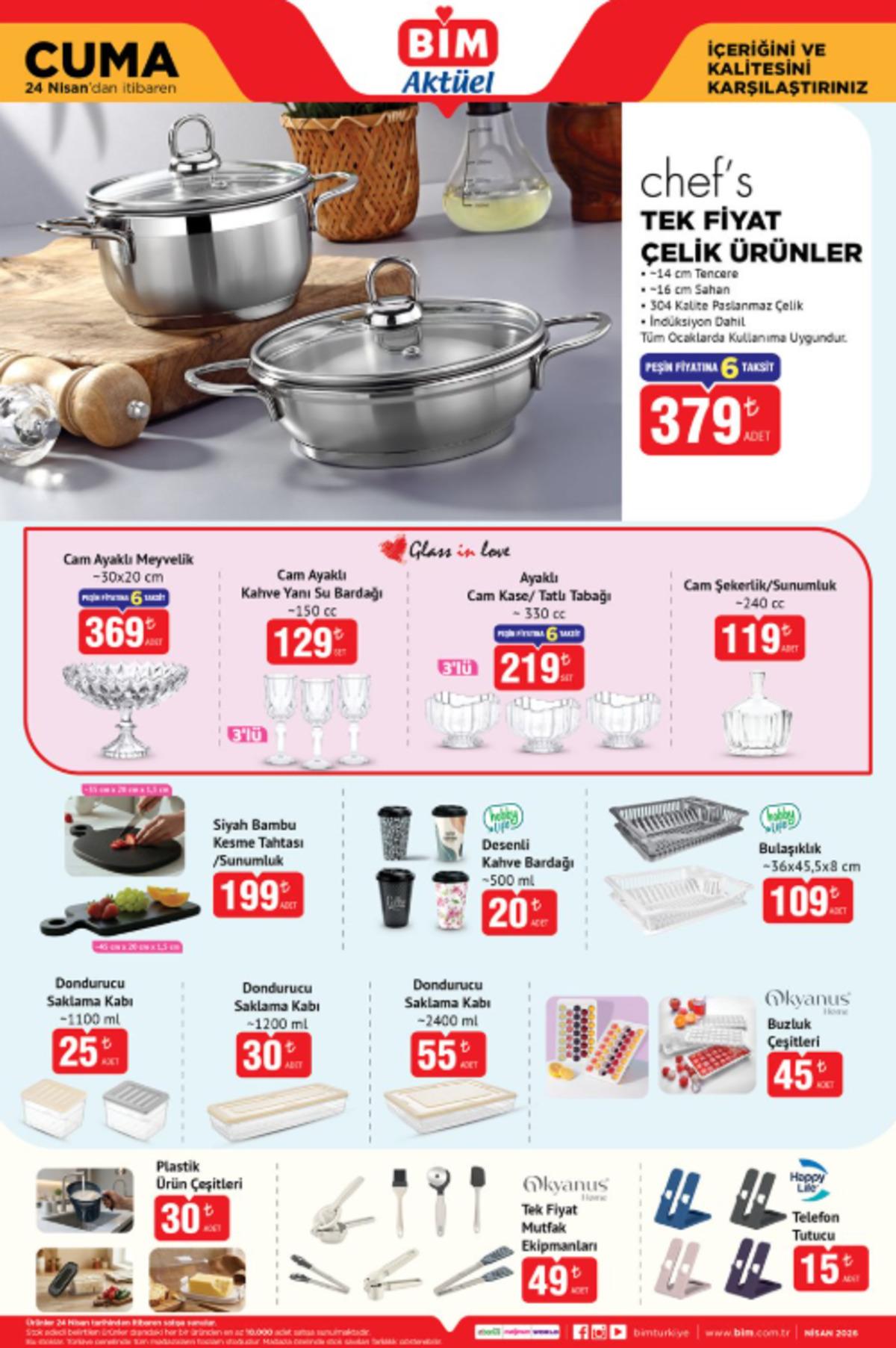 BİM e Stanley termos geliyor! 24 Nisan 2026 BİM kataloğu 7