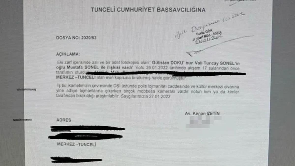 G&uuml;listan Doku soruşturmasında isimsiz not ortaya &ccedil;ıktı! Tek bir c&uuml;mle yer alıyor 2