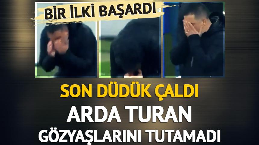 Son d&uuml;d&uuml;k &ccedil;aldı Arda Turan g&ouml;zyaşlarını tutamadı