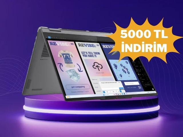 Sınırlı s&uuml;re i&ccedil;in ge&ccedil;erli: Lenovo Yoga 7&rsquo;de indirim var