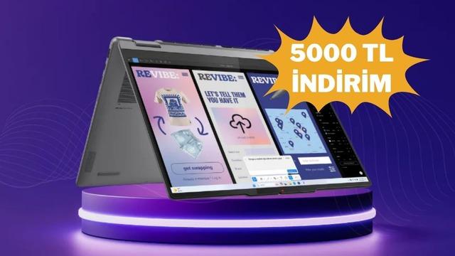 Hem tablet hem laptop: Lenovo Yoga 7 bilgisayarda indirim var