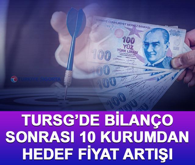 TURSG&rsquo;de bilan&ccedil;o sonrası 10 kurumdan hedef fiyat artışı
