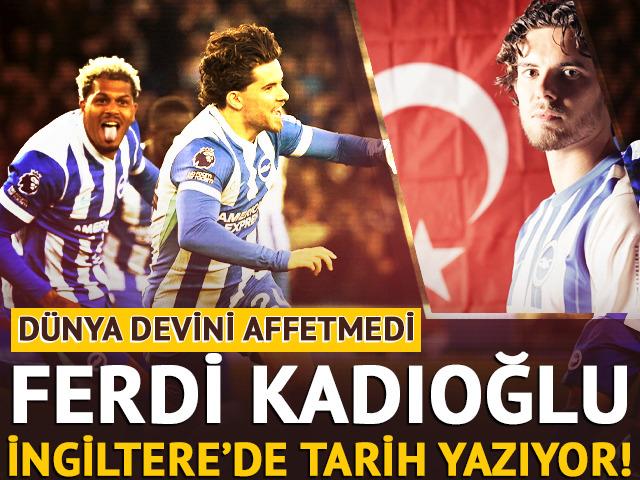 Ferdi Kadıoğlu, Premier Lig'de tarih yazıyor! Chelsea'yi &ccedil;aresiz bıraktı