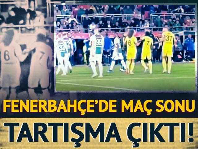 Konyaspor'a elenen Fenerbah&ccedil;e'de Skriniar - Guendouzi krizi