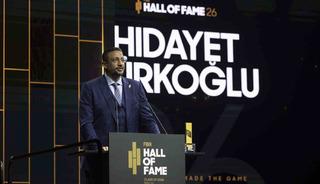 TBF Başkanı Hidayet T&uuml;rkoğlu, FIBA Hall of Fame 2026 &ouml;d&uuml;l&uuml;n&uuml; aldı