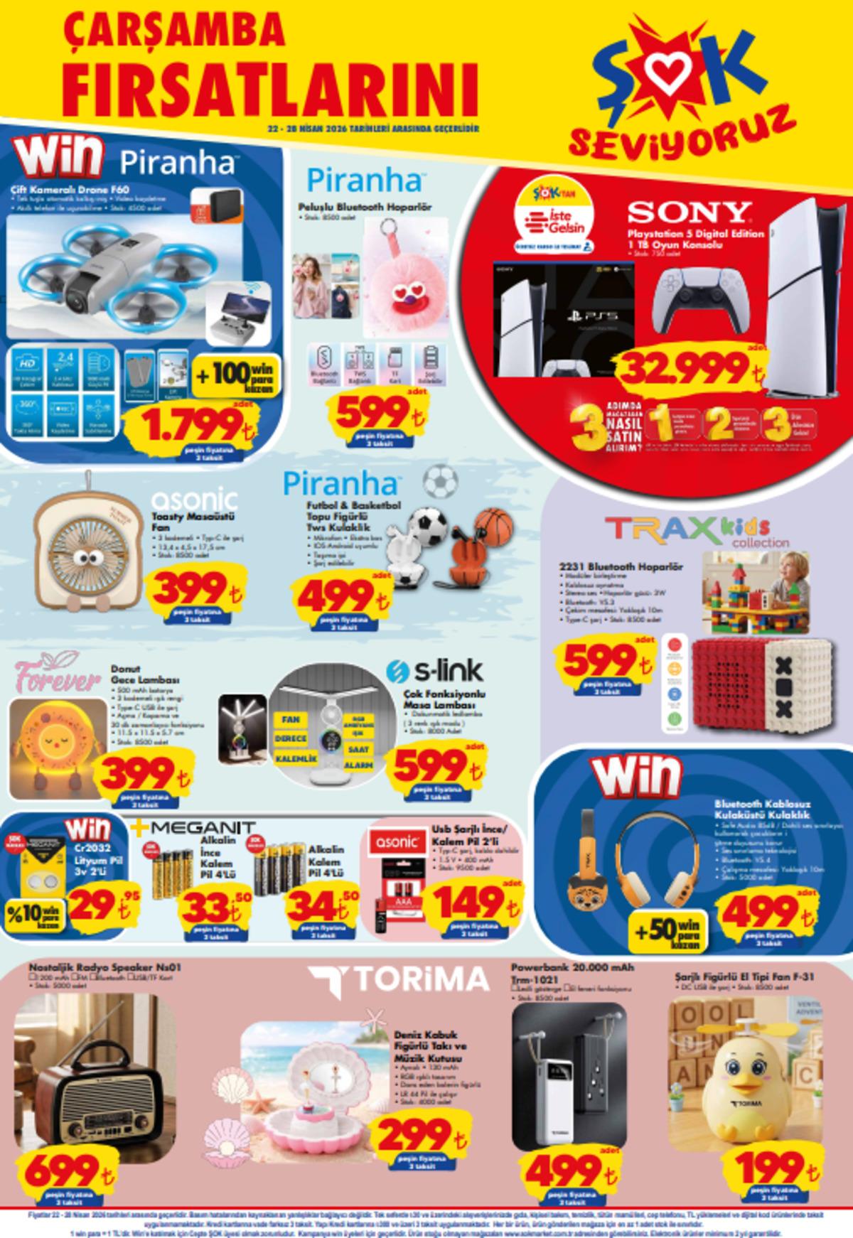 ŞOK a Playstation 5 geliyor! 22 Nisan 2026 ŞOK aktüel kataloğu 6