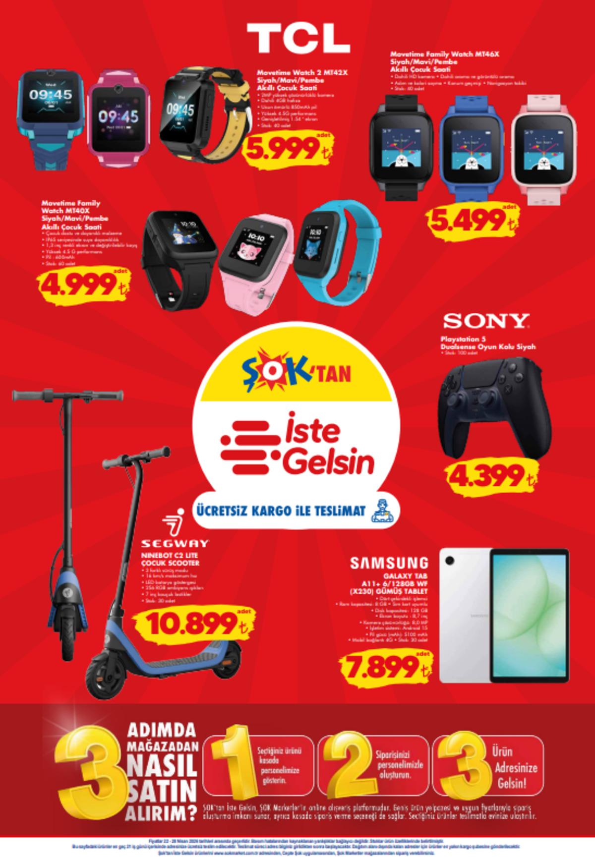 ŞOK a Playstation 5 geliyor! 22 Nisan 2026 ŞOK aktüel kataloğu 8