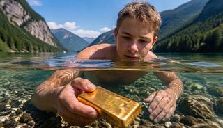 16 yaşındaki gen&ccedil; g&ouml;lde y&uuml;zerken servet buldu! 