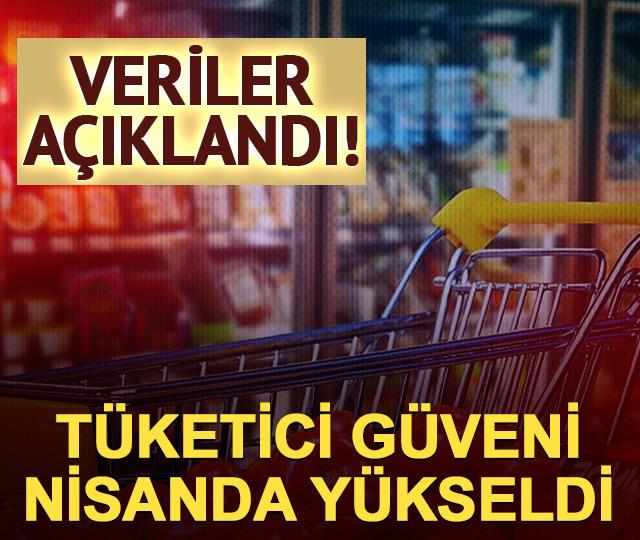 Veriler a&ccedil;ıklandı! T&uuml;ketici g&uuml;veninde nisanda artış yaşandı