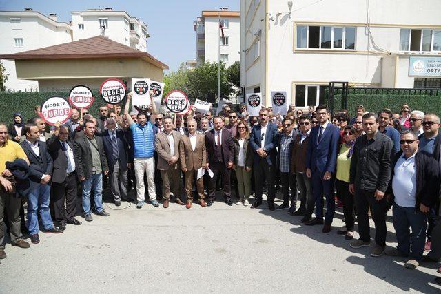 Mudanya’da öğretmene yapılan şiddete sendikalardan büyük tepki