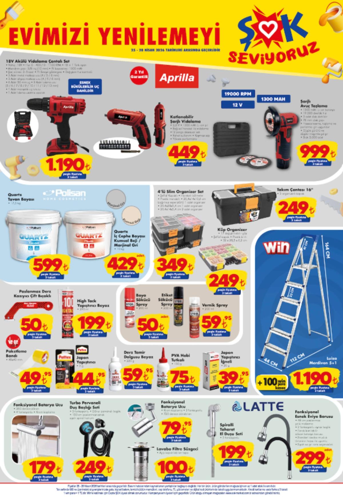 ŞOK a para sayma makinesi geliyor! 25 Nisan 2026 ŞOK aktüel kataloğu 1