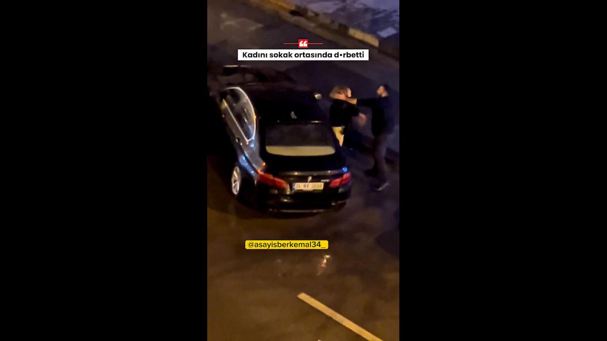 Yanındaki kadına şiddet uygulayıp zorla araca bindirdi... Tepki &ccedil;ekince saldırdı! 1