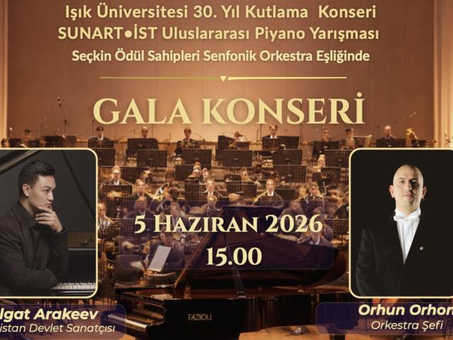 SUNART İST ve Işık &Uuml;niversitesi iş birliğiyle 30. yıl &ouml;zel kutlama konseri