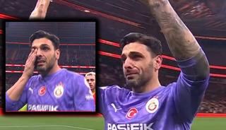 G&uuml;nay G&uuml;ven&ccedil;'e tepki sonrası sahada g&ouml;zyaşlarını tutamadı!