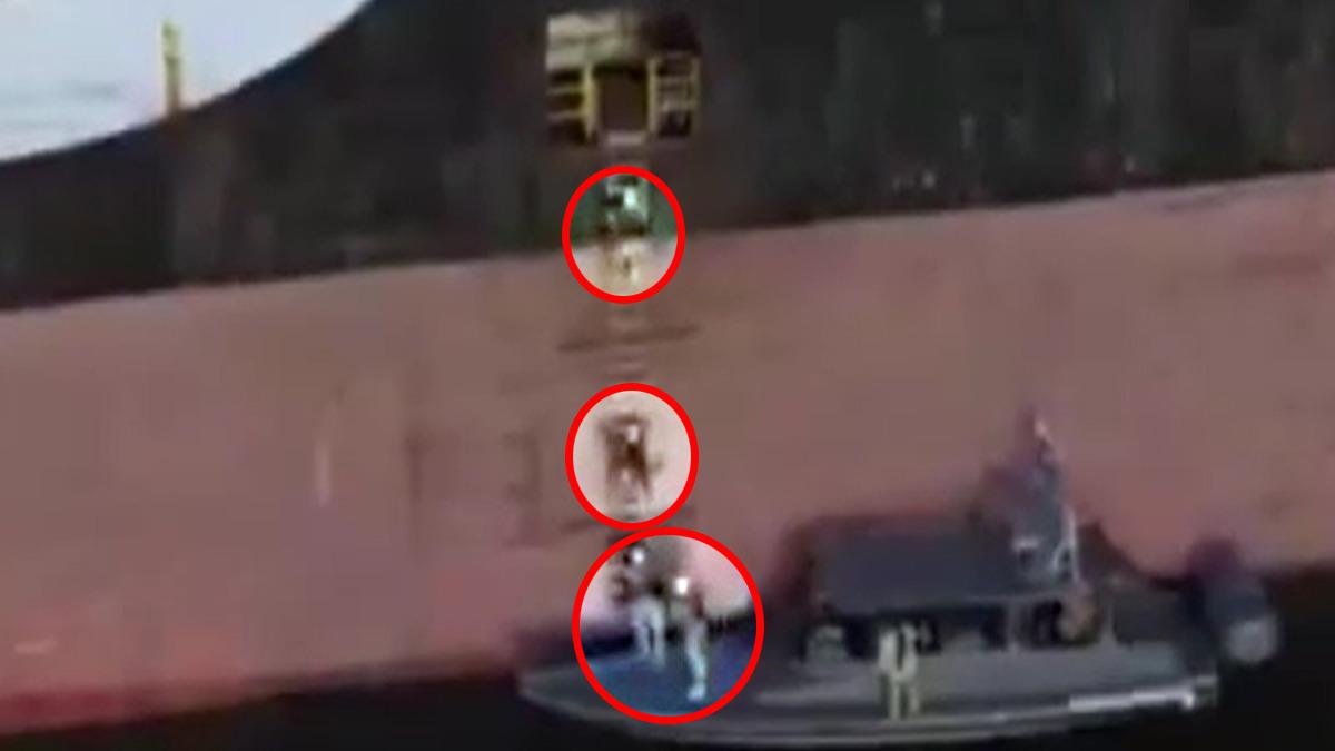 H&uuml;rm&uuml;z&rsquo;de gerilim: İran gemi baskını g&ouml;r&uuml;nt&uuml;lerini yayınladı 1