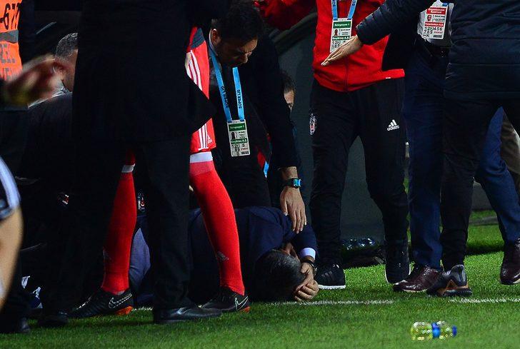 Şenol Güneş'in başına 5 dikiş atıldı!