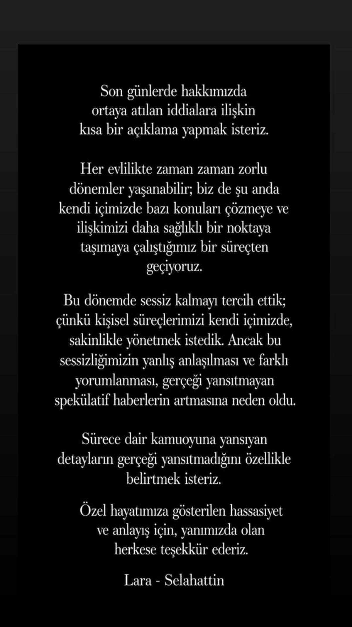 Yasak aşk iddiası  g&uuml;ndemdeydi! Kriz doğrulandı! Selahattin Paşalı ve Lara Paşalı sessizliğini bozdu 2