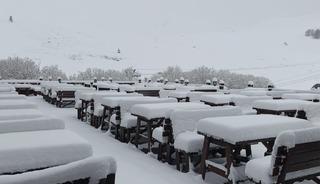 Nisan sonunda Uludağ&rsquo;da kış geri d&ouml;nd&uuml;