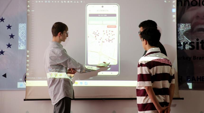 Lise &ouml;ğrencileri geliştirdi: Yapay zeka ve yerel uydu destekli