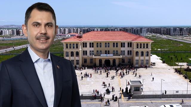 Bakan Kurum'dan 23 Nisan'da deprem bölgesi paylaşımı 'Yepyeni bir okulda, bayramın heyecanı bir başka oluyor'