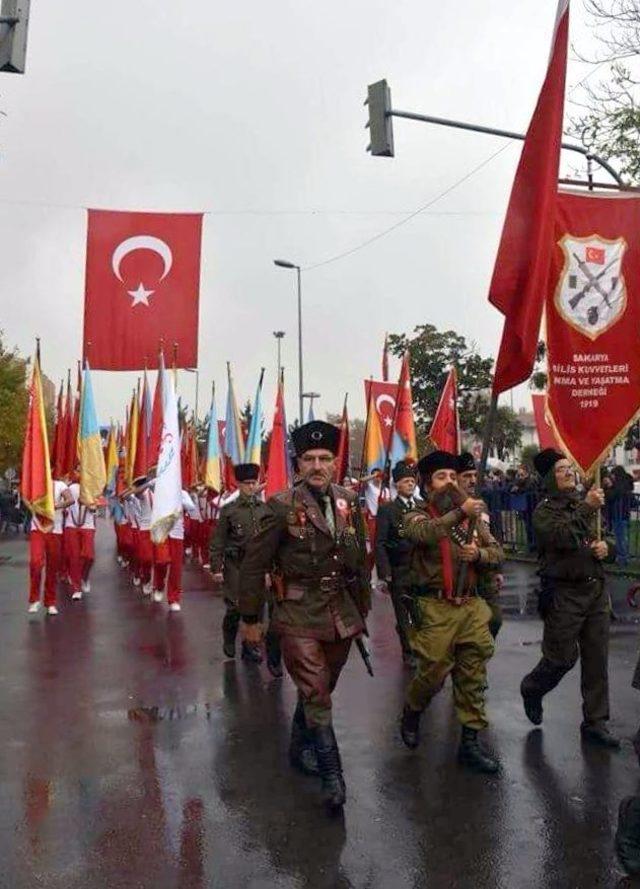 Sakarya Milis Kuvvetleri Anma ve Yaşatma Derneğinde nöbet değişimi