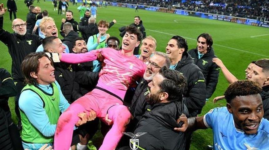 Lazio&rsquo;nun 21 yaşındaki kalecisi Motta, 4 penaltı kurtarıp takımını finale taşıdı
