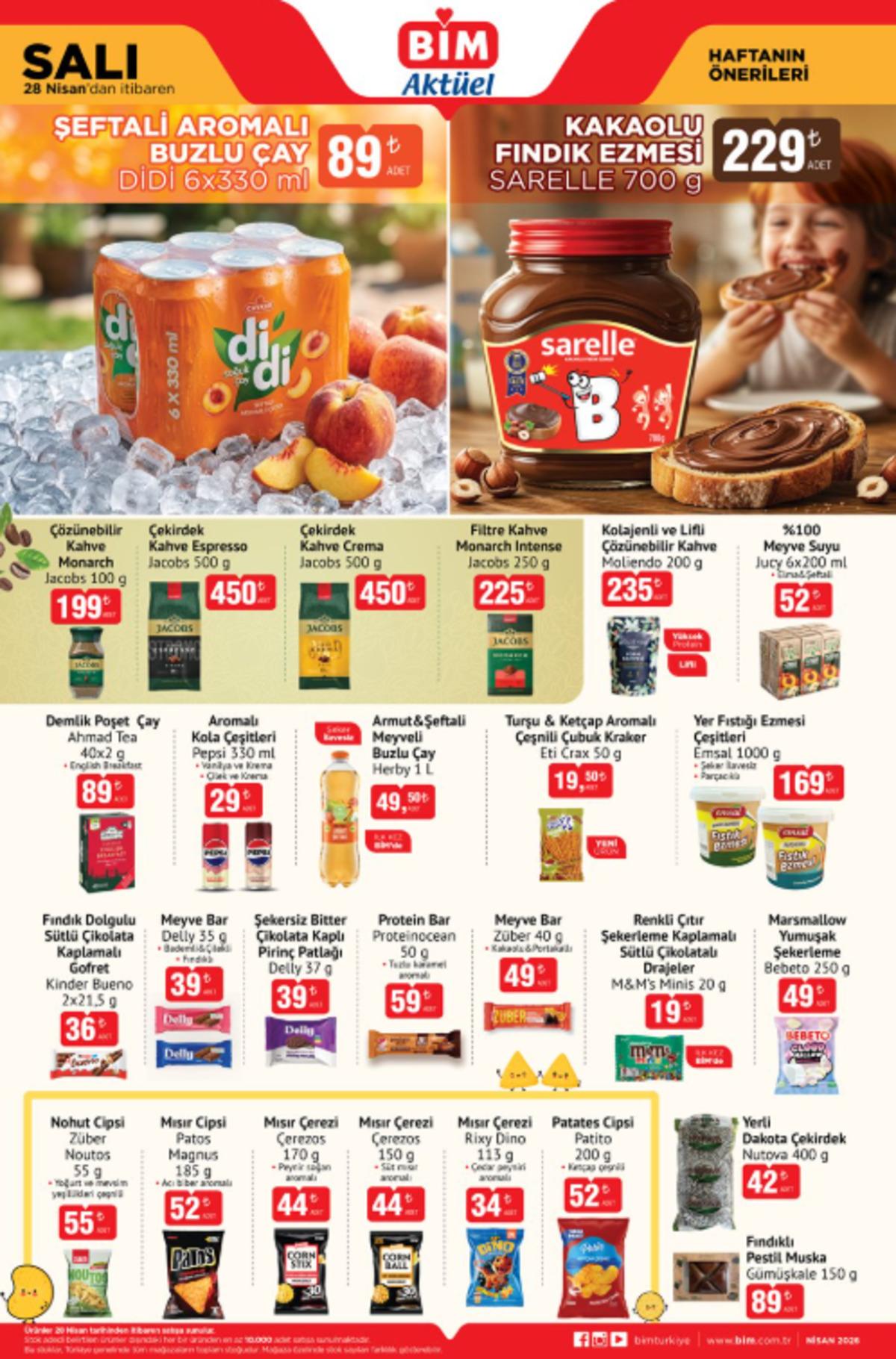 28 Nisan 2026 BİM Aktüel Haftanın Önerileri kataloğu yayınlandı!  2