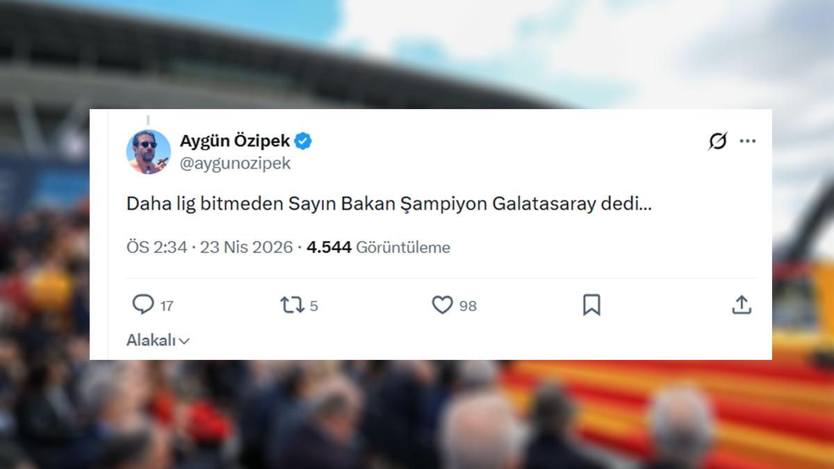 Spor Bakanı Osman Aşkın Bak ın  Galatasaray  s&ouml;zleri g&uuml;ndem oldu! Fenerbah&ccedil;e taraftarı tepki g&ouml;sterdi 4